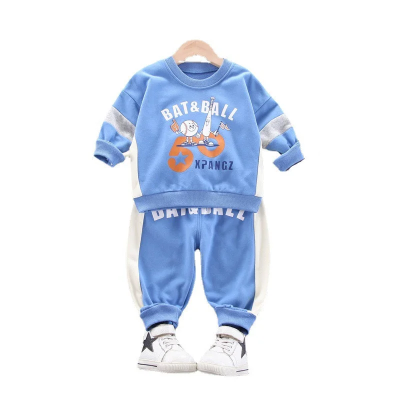 

Autumn Kids Casual Costume Spring Children Fashion Clothes Baby Girls Catoon T Shirt Pants 2Pcs/sets Toddler Cotton Tracksuits