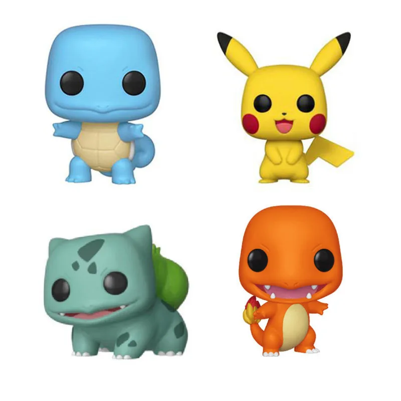 Милый покемон пикачу бульбазавр чармандер сквиртл виниловая фигурка