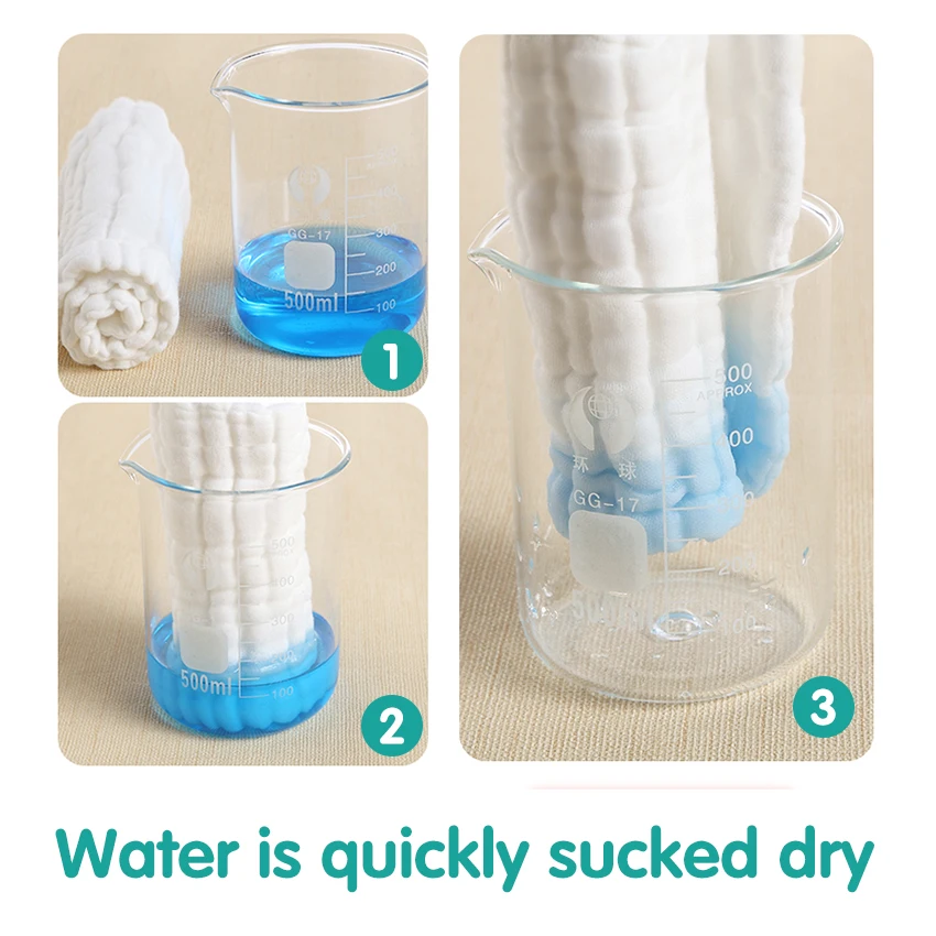 

Полотенца для лица ванны младенца Полотенца платок из хлопка прокладочная салфетка, мягкое и Впитывающее 6-Слои марли детский сад мочалки с...