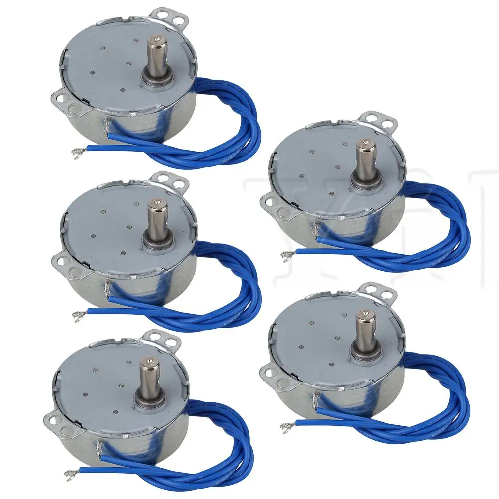 5 x TYC 50 AC110 127V синхронный двигатель 6 об/мин CW по и против часовой стрелки 4W