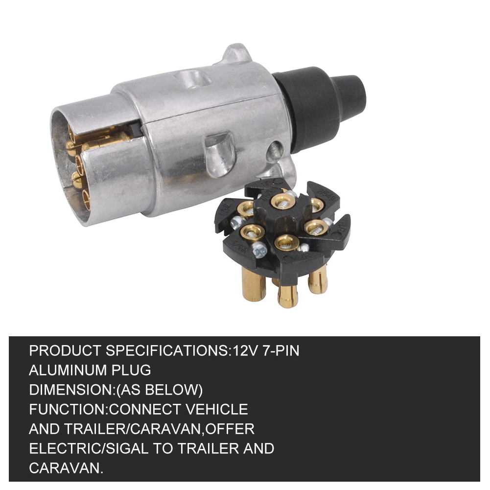 Аксессуары для грузовиков 7-контактный 12-вольтовый фоторазъем кабеля
