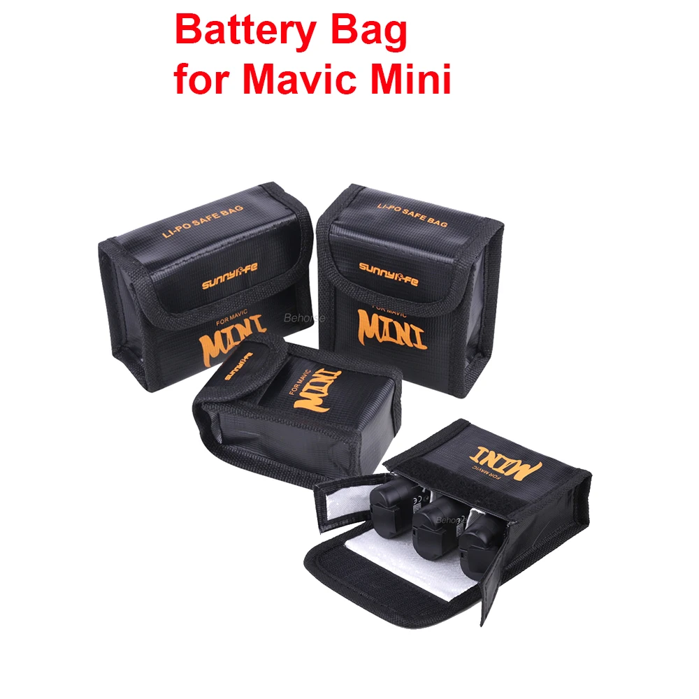 

Безопасная Взрывозащищенная сумка для батарей DJI Mavic Mini/Mini 2, Защитная сумка для хранения батарей для dji Mavic, аксессуары для мини-дрона