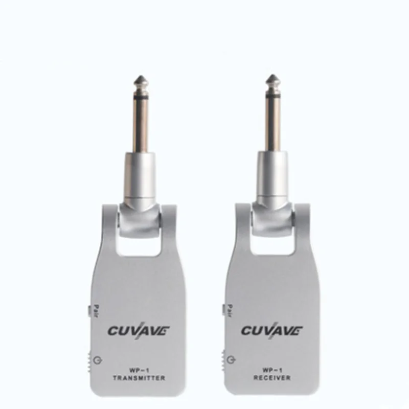 

CUVAVE WP-1 2.4GHz Guitar Wireless System Transmitter and Receiver for Electric Guitar Bass Violin to Replace Cables