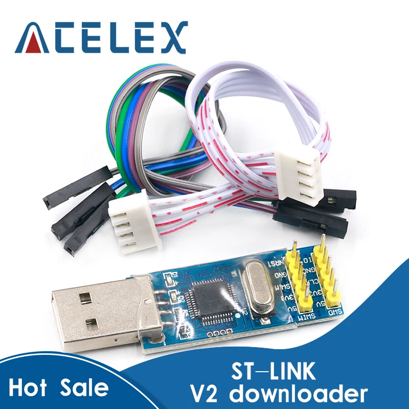 1 шт. мини ST LINK/V2 LINK STLINK STM8 STM32 Эмулятор Скачать супер защита|protection| |