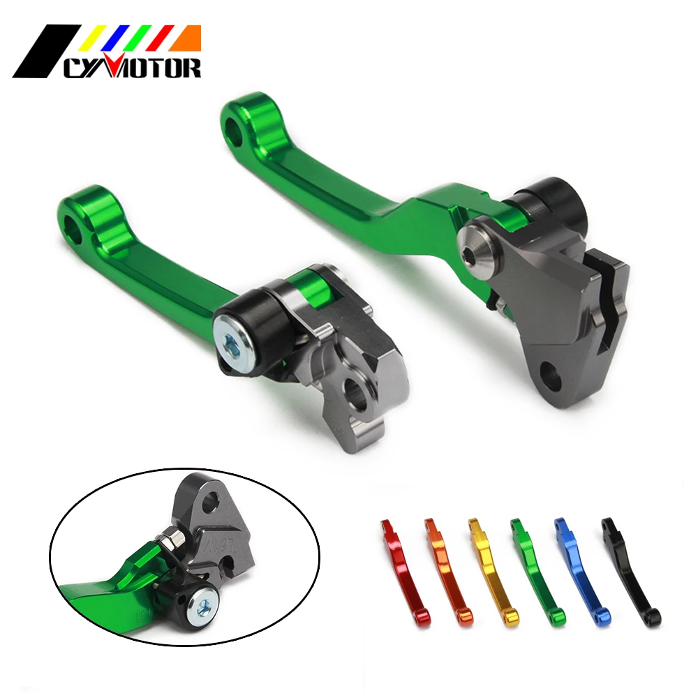 Рычаги поворотного тормоза и сцепления для KAWASAKI KX125 KX250 KX250F KX450F KX 125 250 250F 450F KDX 200 220