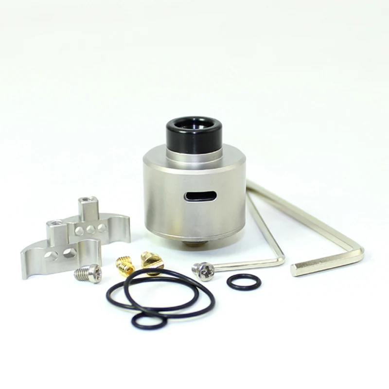 SXK WICK`D RDA MTL 22mm DIY Single Coil Rebuilable Dripping Atomizer 316 Stainless Steel With BF Pin for 510 Squonk Mod | Электроника