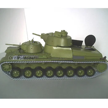 DIYMyModeI-tanque pesado de T-100 sovi&eacute;tico, bricolaje, artesanal, KIT de modelo de papel hecho a mano, rompecabezas de juguete, regalo, accesorios de pel&iacute;cula-0