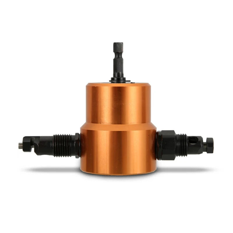 Двойная головка резак для листового металла Nibbler пила лист бесплатно Режущий