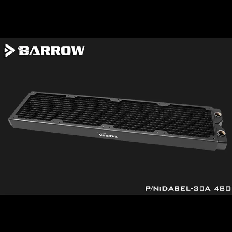 Barrow high density single wave copper water cooling row 30MM thick DIY computer radiator Dabel-30a 480