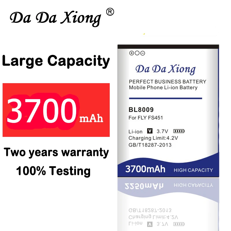 

3700mAh BL8009 Li-ion Phone Battery For Fly FS451 Nimbus 1 Mobile Replacement