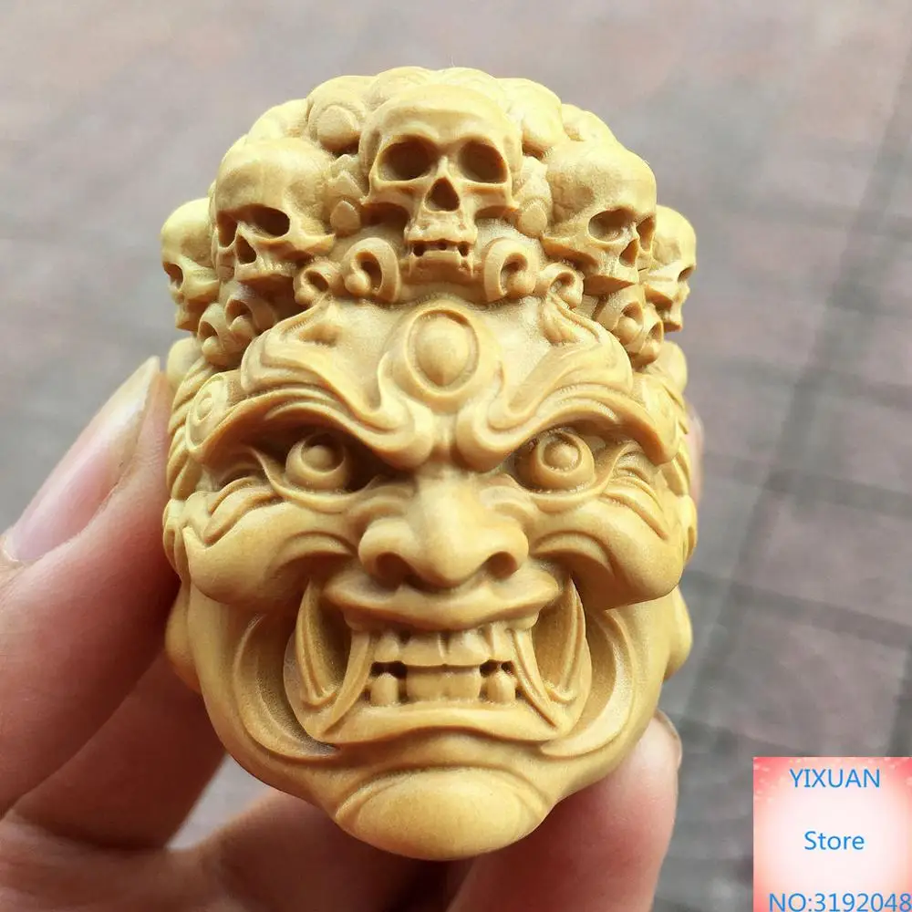 

Boxwood carving does not move the craftsmanship of Ming Wang's handlebar