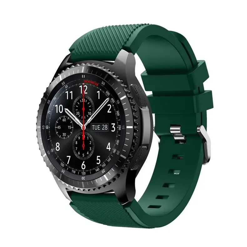 Шестерни S3 Frontier для samsung Galaxy watch 46mm/Активный 2, 42 мм, версия amazfit ремешок Bip 22 мм/20 мм, ремешок для наручных часов huawei watch gt 2 ремень