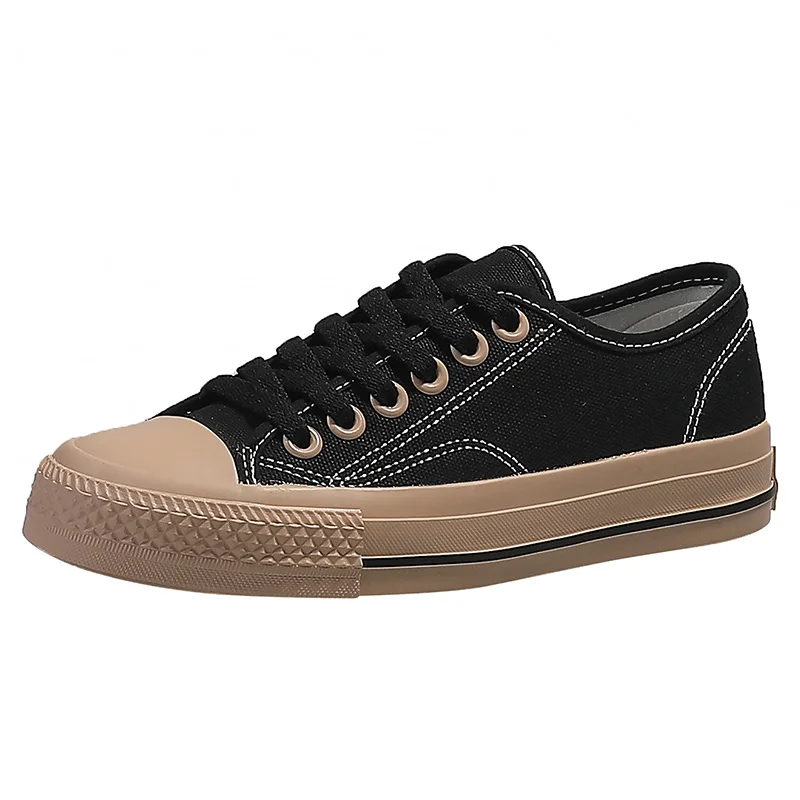 Кеды женские парусиновые в Корейском стиле повседневные модные кроссовки