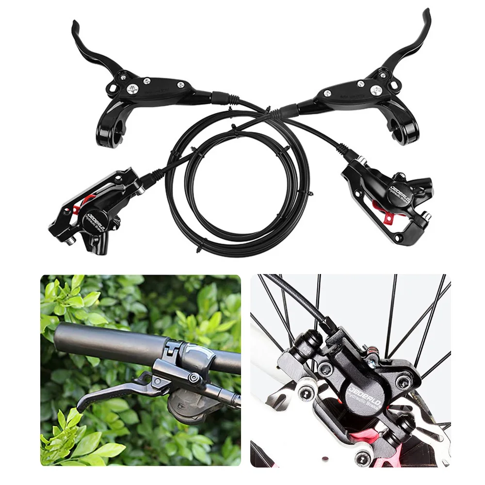 

JEDERLO Bicycle Hydraulic Oil Disc Brake Set Front/Rear Oil Pressure Braking Kit For MTB Mountain Bike Cycing Parts Accessories