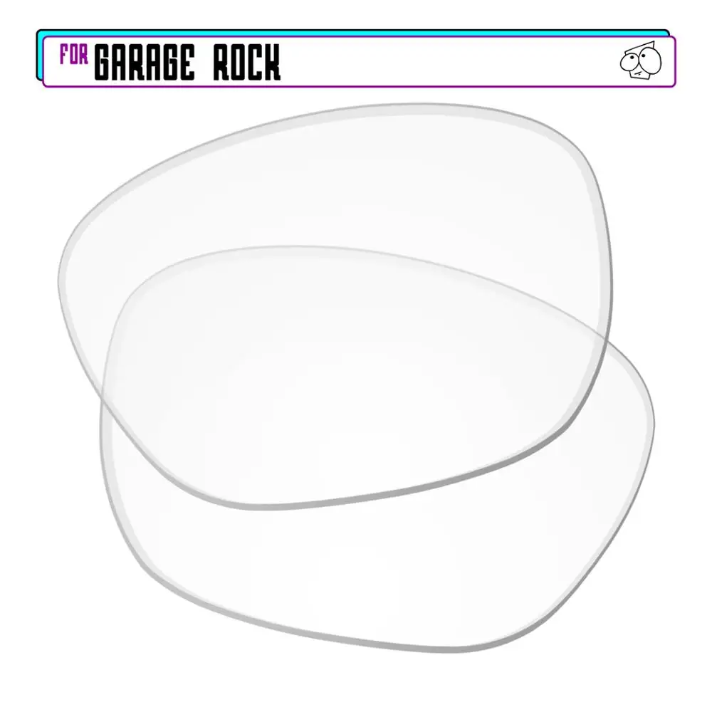 

Поляризованные Сменные линзы EZReplace для солнцезащитных очков Oakley Garage Rock-прозрачные HD