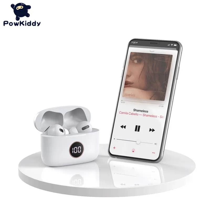 

POWKIDDY's new private model M10 in-ear wireless Bluetooth headset ANC digital noise reduction super endurance HD call нађники