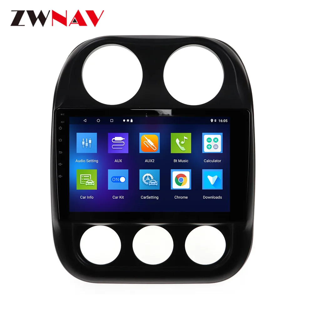 

IPS Screen 4+64G Android 10 Car multimedia Player head unit For Jeep Compass 2010-2016 With GPS Navigation Radio auto stereo