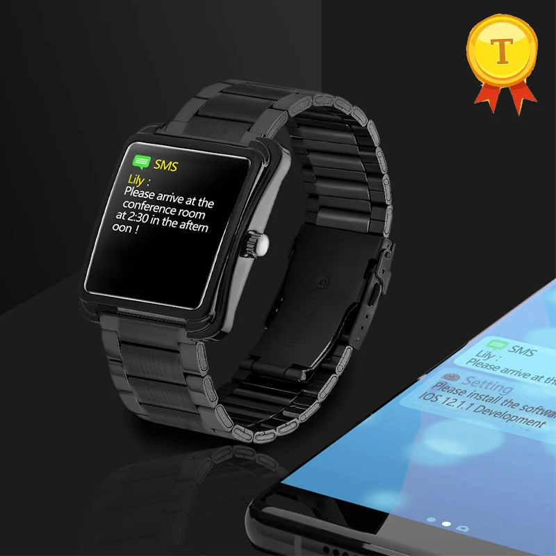 Смарт-часы мужские спортивный фитнес-трекер IP67 пульсометр мониторинг погоды PK DT28