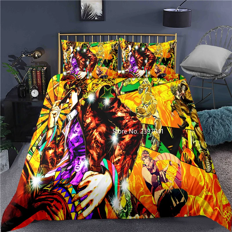 

3D Wonderful Adventure Printed Cartoon Animation Children's Bedding Set Soft Down Quilt Cover Pillowcase Student Bedroom Hot