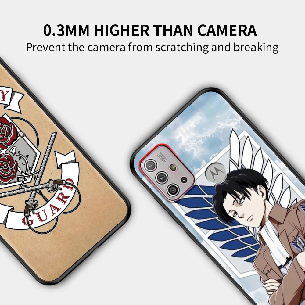 attack on titan anime for motorola one fusion case for moto g10 g9 g8 plus play power one g20 g30 g40 g50 g60 edge 20 phone case free global shipping
