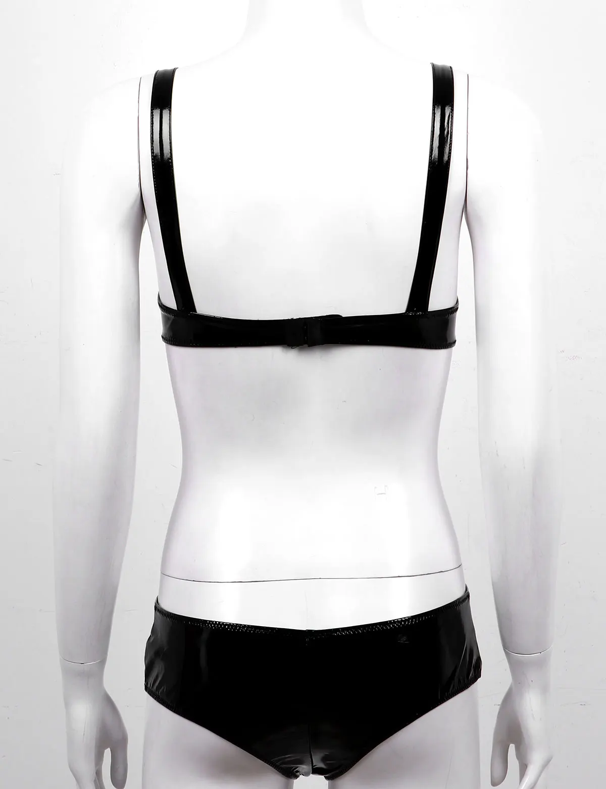 Женский сексуальный женский эротический комплект с бюстгальтером топ на