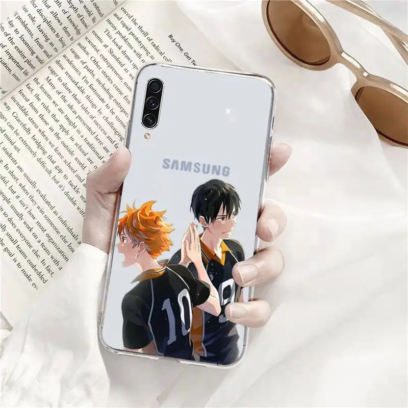 

Haikyuu Hinata attacks Anime Phone Case Transparent for Samsung A71 S9 10 20 HUAWEI p30 40 honor 10i 8x xiaomi note 8 Pro 10t 11