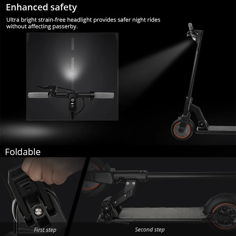ЕС гарантия KUGOO M2 PRO складной электрический скутер диск и электронный тормоз 350 Вт двигатель пневматические шины приложение управление с ЕС