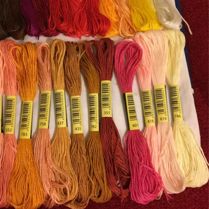 50 шт. якорь аналогичная Вышивальная нить фирмы dmc Вышивка крестом хлопок вышивка