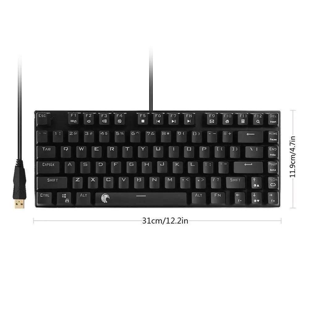 Механическая клавиатура Z88 Eagle TKL красные переключатели Outemu RGB светодиодная