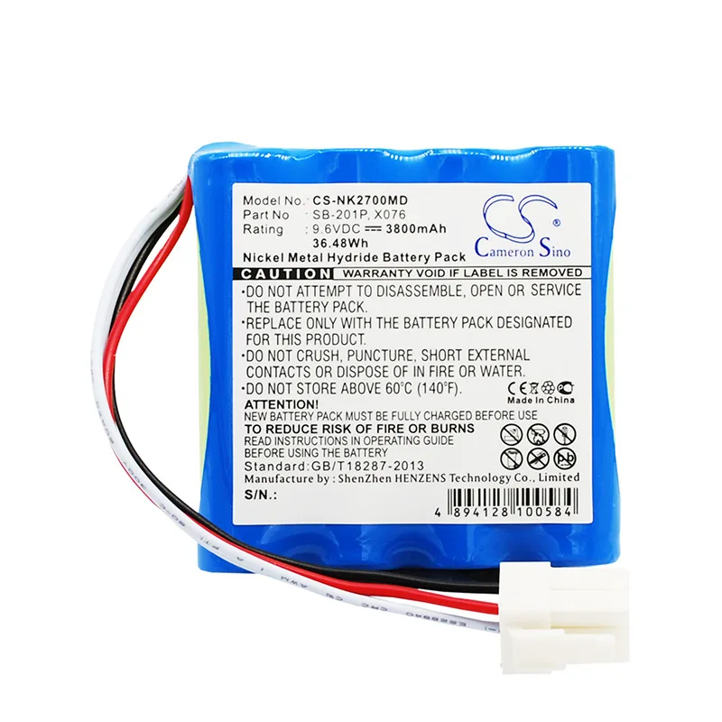 

CameronSino for NIHON KOHDEN PVM-2700 PVM-2701 PVM-2703 SB-201P X076 battery