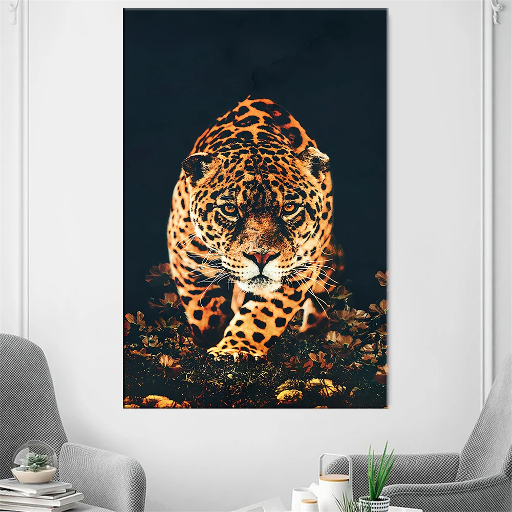 

Canvas Painting Tiger Leopard Nordic Poster And Print Animal Wall Art Canvas Painting Wall Picture For Living Room Home Decor