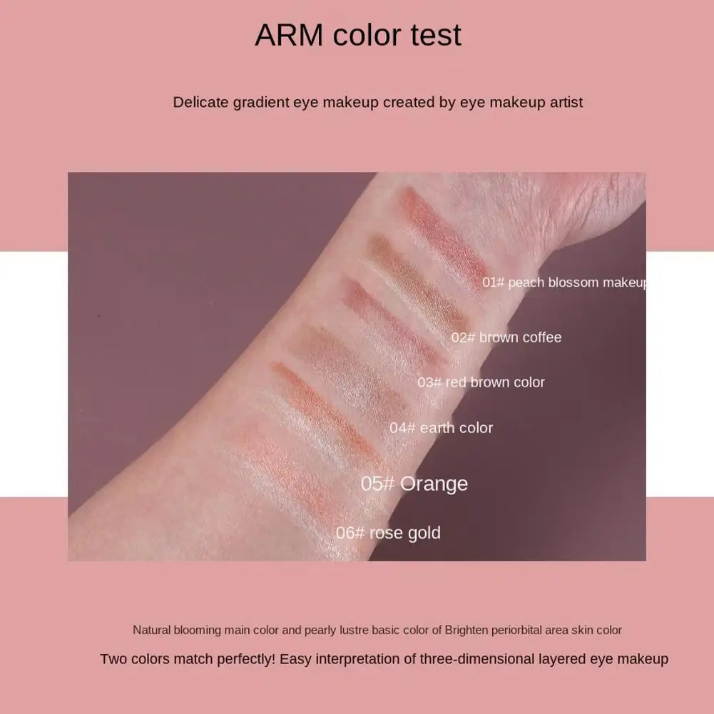 Ленивые тени для век палка двухцветные стилус стерео водонепроницаемый легко