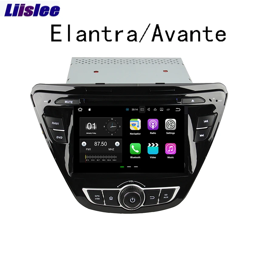 Liislee Android для Hyundai Elantra/Avante 2011 ~ 2013 автомобильный навигатор GPS Аудио Видео Радио