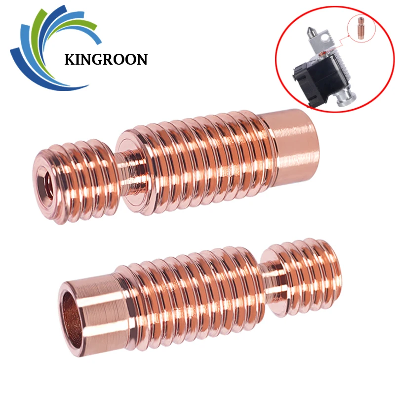 KINGROON E3D V6 горло цельнометаллическая Медь из нержавеющей стали 3D части принтера