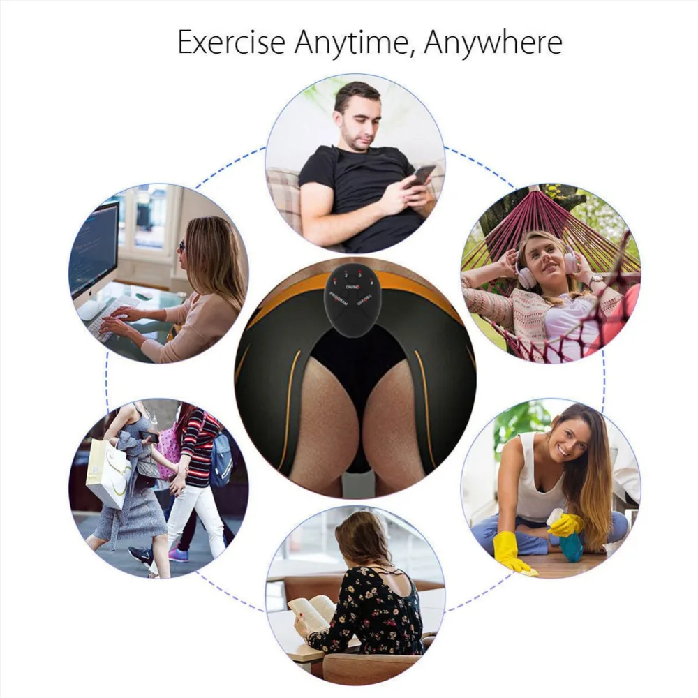 Тренажер для мышц стимулятор живота электростимуляция фитнес-массажер