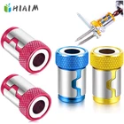 Металлические насадки для отвертки, магнитное кольцо для хвостовика 14 мм, антикоррозийное сверло с магнитом, мощное кольцо, силовые аксессуары, 3 шт., 6,35 дюйма