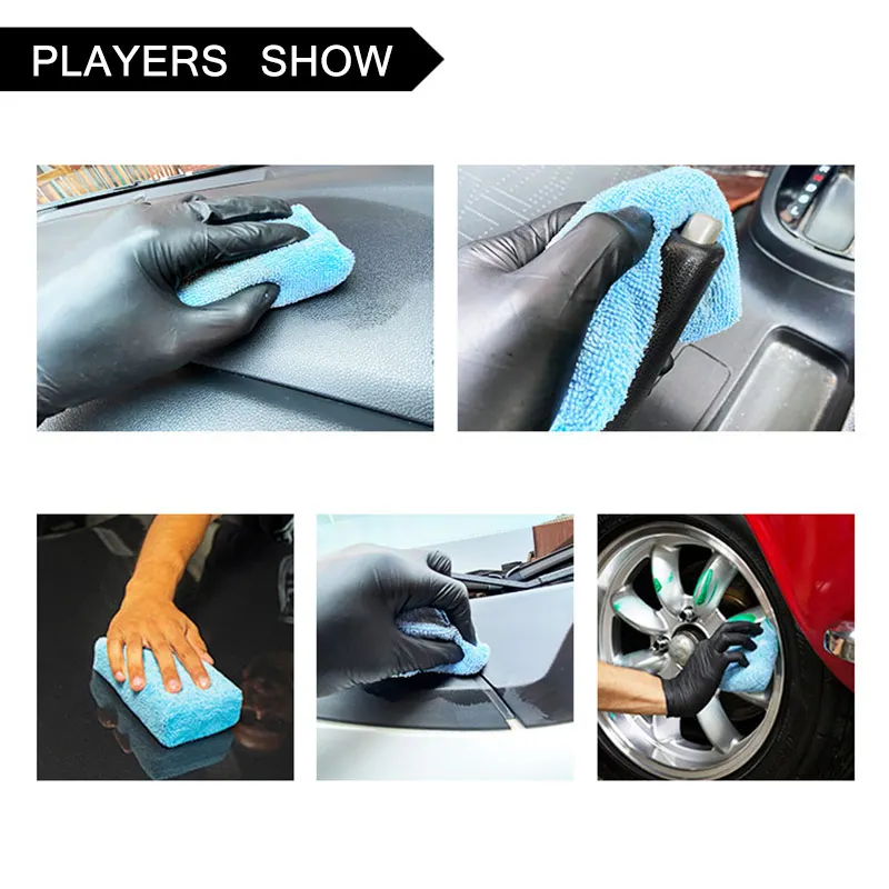 

10pcs New Waxing Polishing Sponge Block Terry Cloth Square Car Wash Cleaning Fiber Towel for Wax Sealant Glaze Dressing