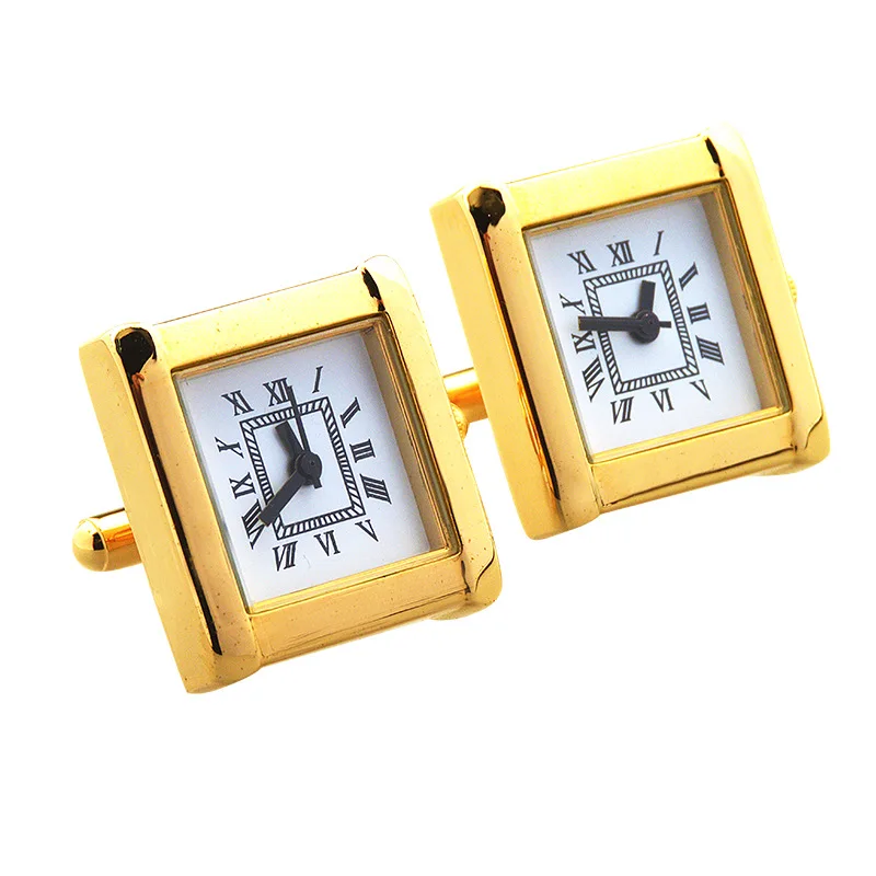 

Clock Men Cufflink Shirt Watch Fashion Jewelry Luxury Design Special