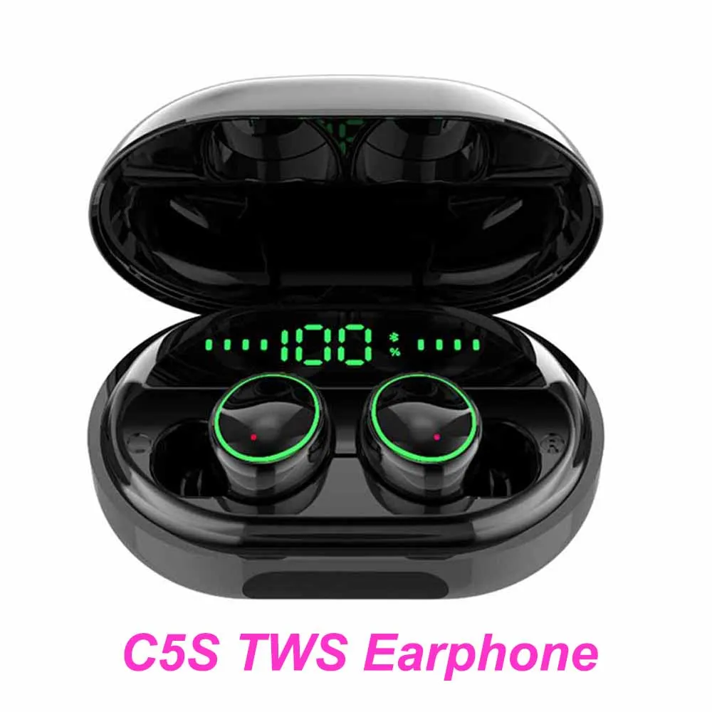 C5S TWS Bluetooth 5 0 HD стерео наушники мини беспроводные музыкальные портативные