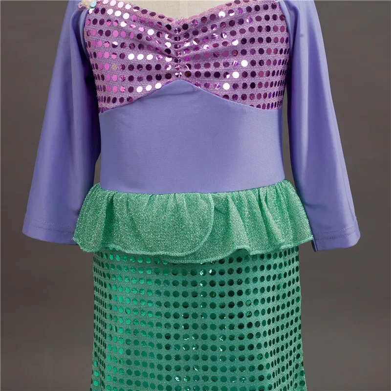 Моноласты хвост русалки костюм для костюмированной вечеринки Принцесса Ариэль