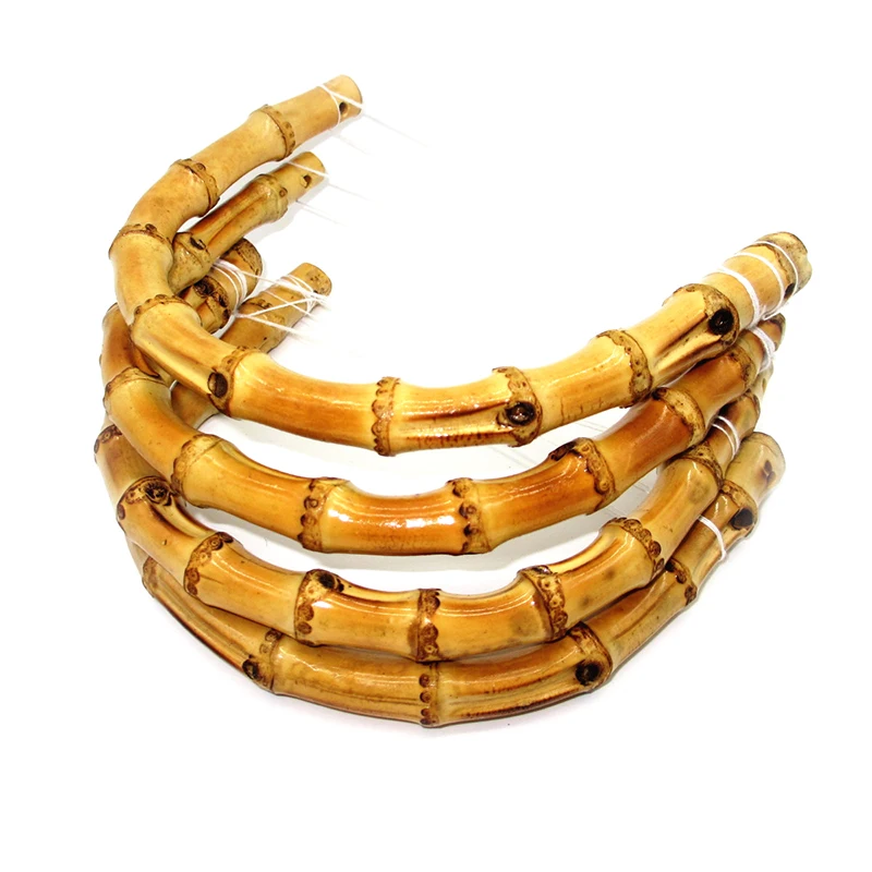 1 шт. D-образная бамбуковая Ручка для сумки | Багаж и