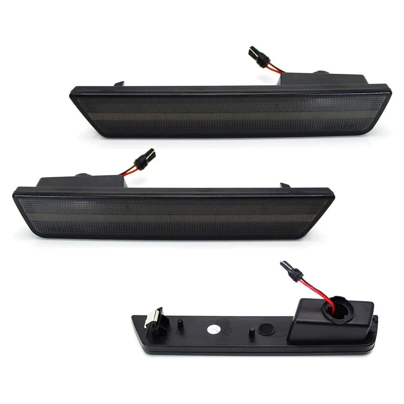 2Pcs Car Smoked Red LED Rear Side Marker Lights for Dodge Challenger 2008-2014 Charger 2011-2014 | Автомобили и мотоциклы