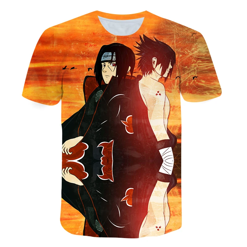 

Japan Anime Kakashis Tshirt Boys Girl 3D Print T-shirt Narutos Movie Sweatshirts Cartoon caricature Shirts Teenager Top