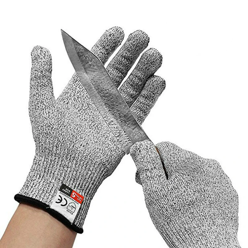 Перчатки высокого уровня 5 с защитой от порезов устойчивые к механическим