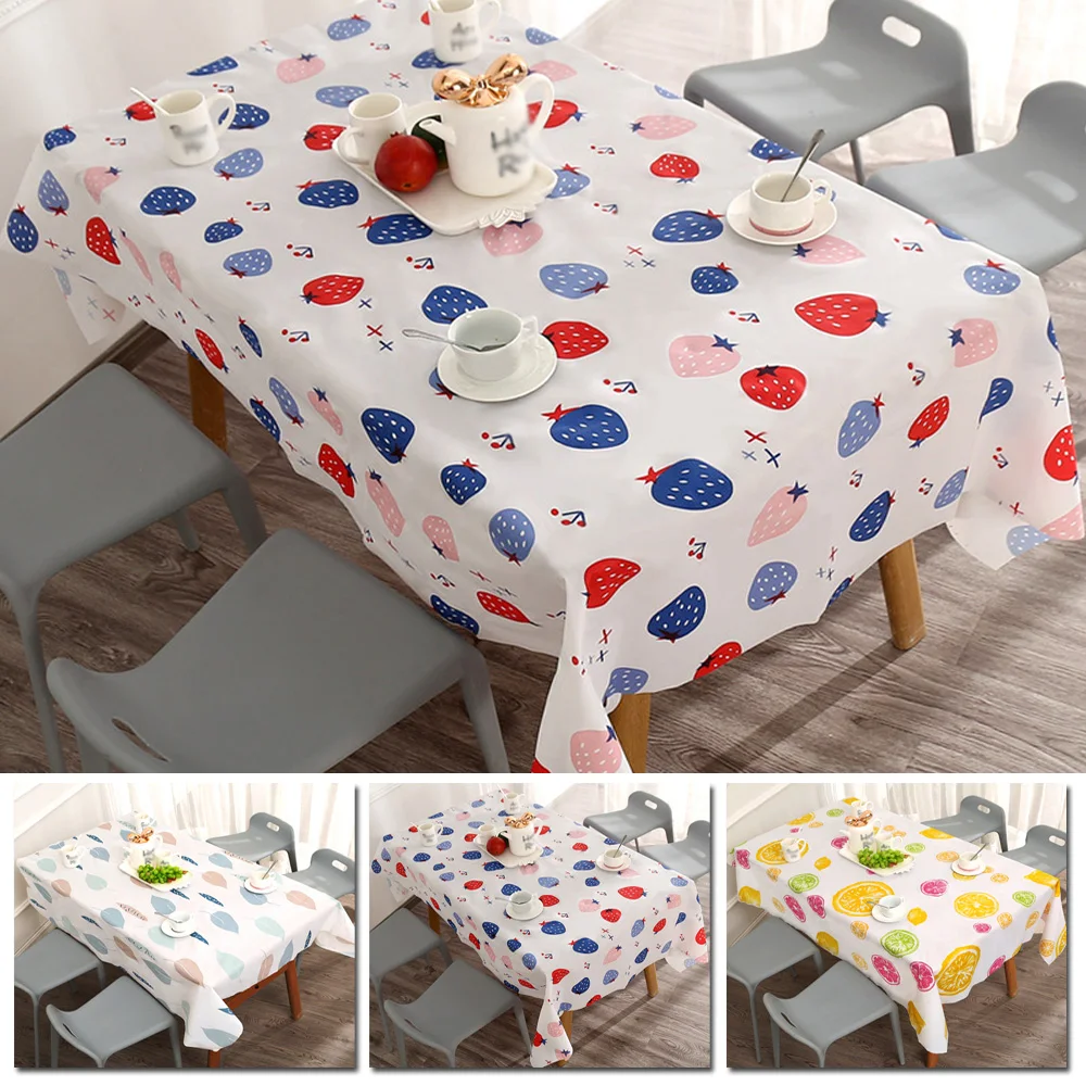 

Anti-Scalding Tablecloth Protect desktop Decorate home 1pc New Waterproof