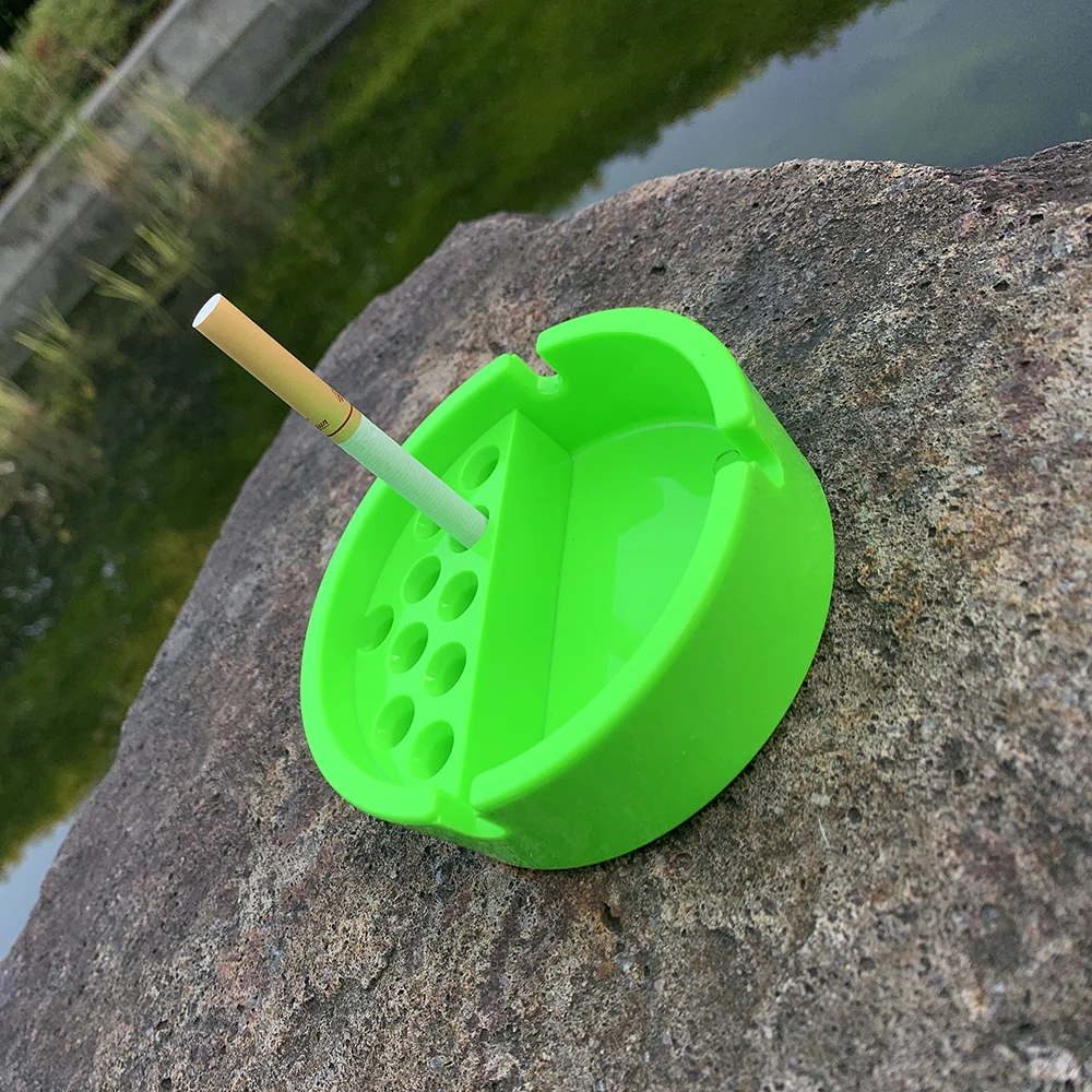 HORNET ABS Plastic Cigarette Smoking Cup Ashtray With 10pcs Ash Holder Snuff Storage Hole Car Smoke | Дом и сад