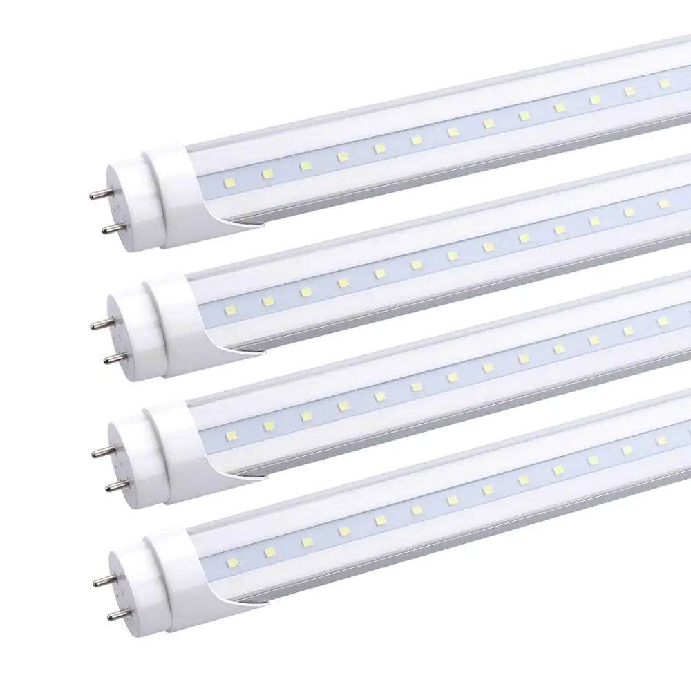 25-200 Pack T8 LED Bulbs 4 ft 4 Feet Bi Pin 1200MM 18W SMD 2835 LED Tubes Lights G13 4' 2 Pin Led Shop light Dual-end Powered