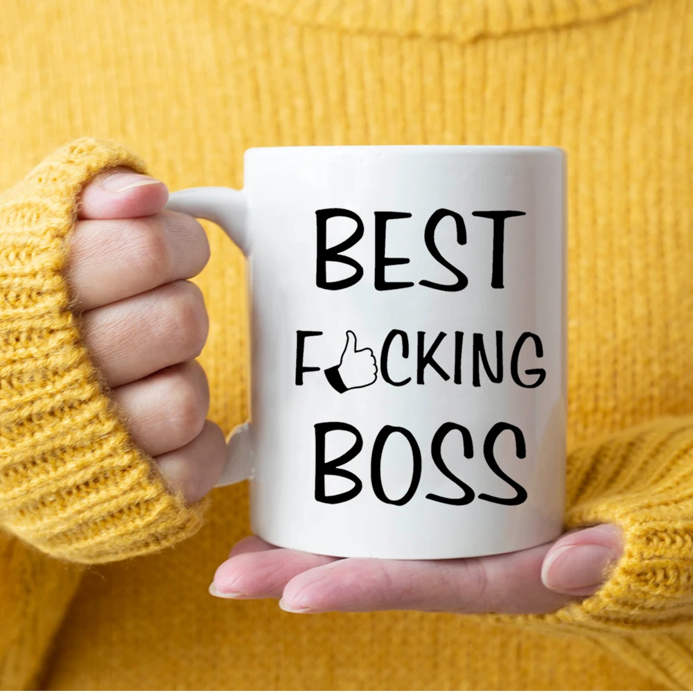 Best Boss Friends Gift Mug 11oz Funny Office Ceramic Creativ