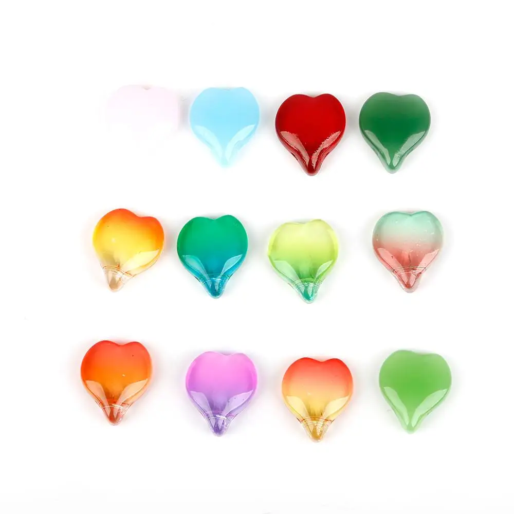 5 шт. стеклянные подвески в виде лепестков цветка вишни 13 х15 мм | Дом и сад