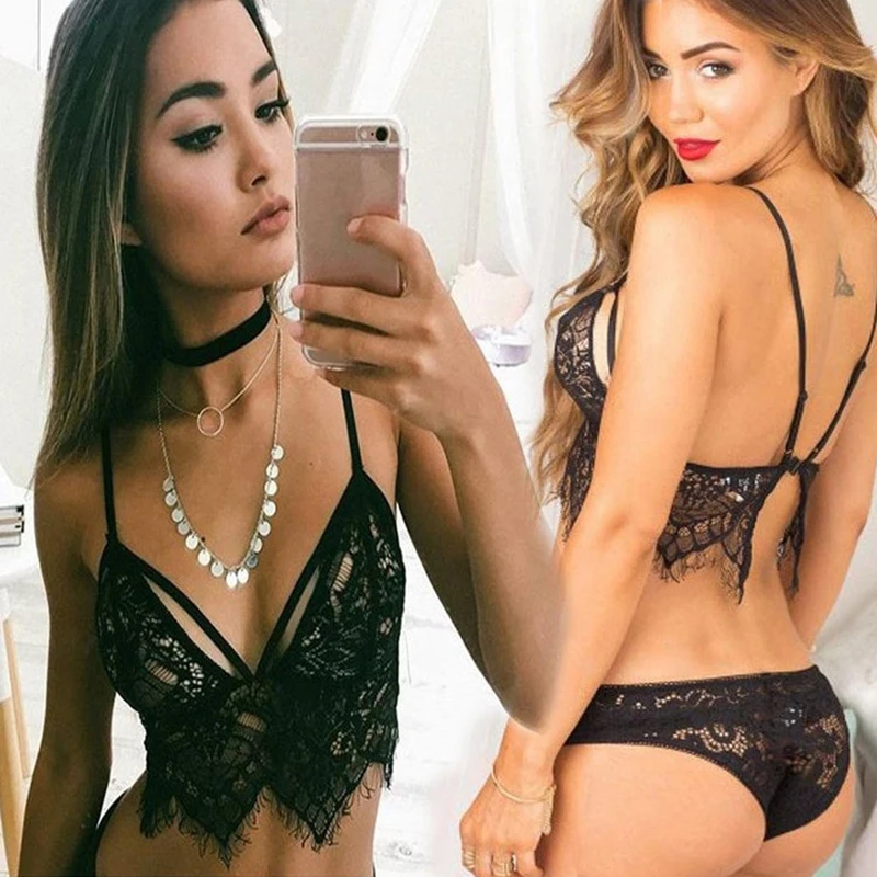 Сексуальный черный бюстгальтер кружевное нижнее белье в европейском и